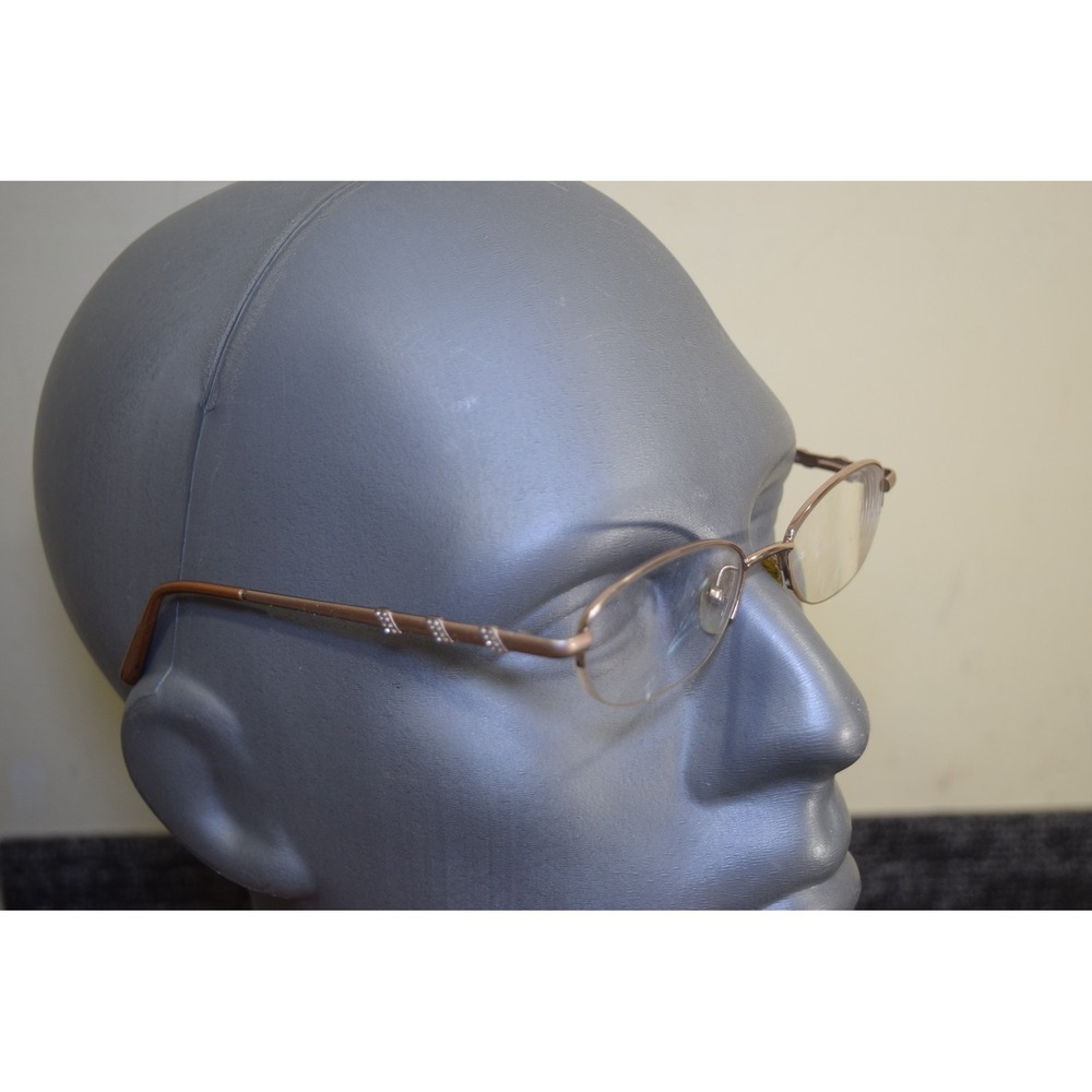 Costco Kirkland Signature Eyeglasses Sunflower 328928 Taupe 49-17-135 ITALY